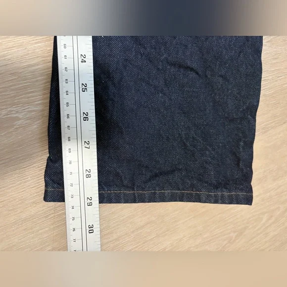 Uniqlo x JW Anderson Straight Leg Jeans Dark Wash - Picture 6 of 8